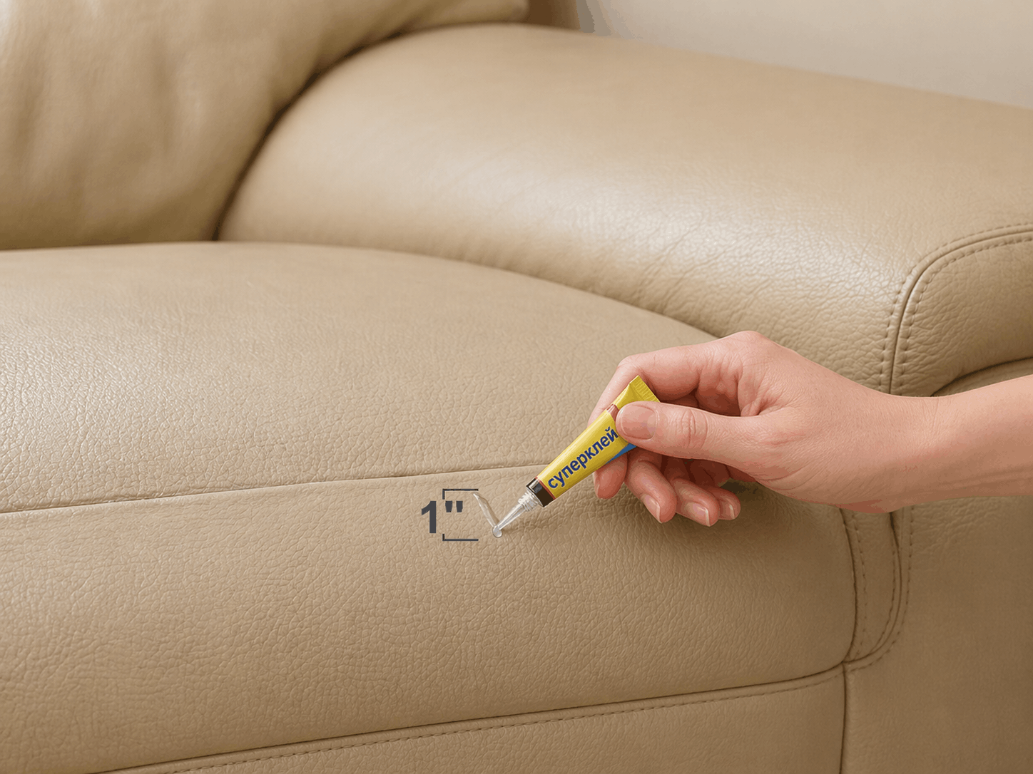 Как убрать царапины и отремонтировать порезы на кожаном диване своими руками